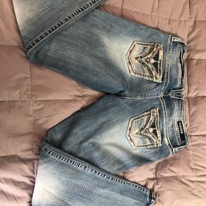 Vigoss boot cut faded jeans
